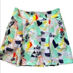 GG Bleu Collection Skort - 8 multi print, polyester spandex